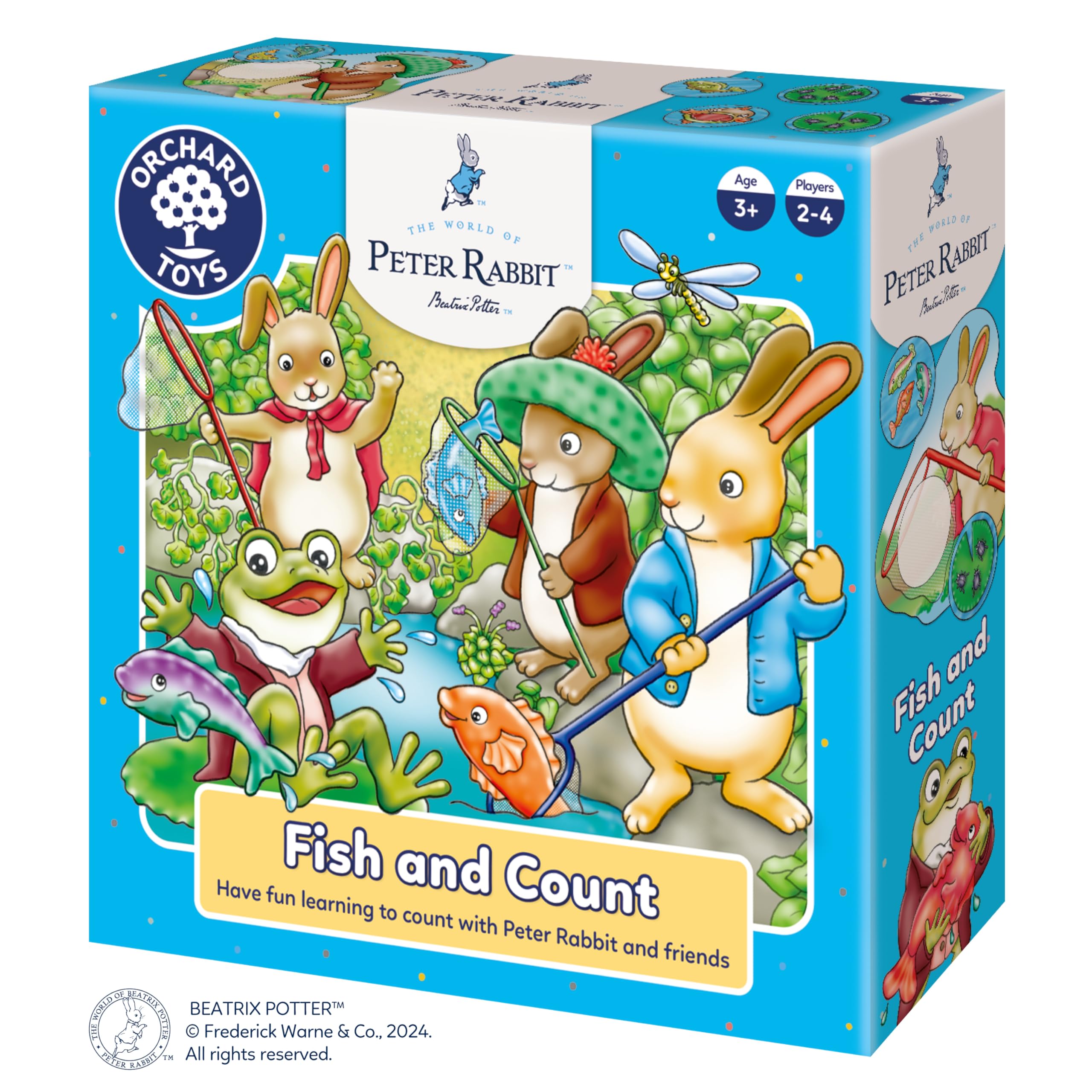 Orchard Toys Peter Rabbit™ Fish and Count - Counting Board Games for 3 Year Olds - Learning and Educational Children's Games for Boys, Girls, Toddlers, and Kids Age 3 and Up - 2-4 Players — image 1