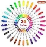 Shuttle Art 30 Colors Permanent Markers Fine Point Assorted view 2