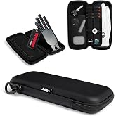 Platypus Golf Co. Golf Accessory Organizer Case with Golf Glove Holder | EVA Travel Case with Reversible Glove Shaper, Bamboo Golf Tees, Ball Marker, Mesh Pocket, Storage Slots for Men &amp; Women