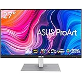 ASUS ProArt Display PA279CV 27” 4K HDR UHD (3840 x 2160) Monitor, IPS, 100% sRGB/Rec. 709, ΔE < 2, USB-C DisplayPort HDMI USB