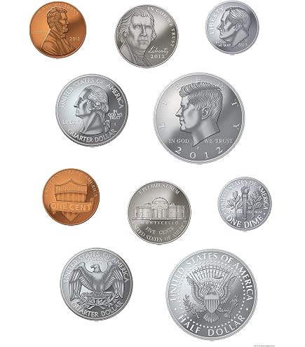 Sticker Coin Quarters Budget Stickers CraftomizeUSA 86 US Coin Stickers For Kids - Arts And ...