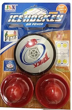 Kidsgenie Table, Ice Hockey Air Power (Battery Operated) with Air Cushion Toy for Kids