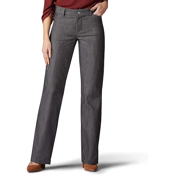 Shop lee riders women's ponte knit straight leg pant Top Sellers