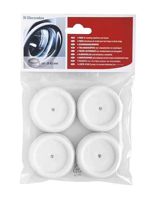 title=Electrolux 50291828007- Piedini in gomma anti vibrazioni per lavatrice,
