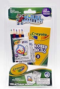 Worlds Smallest Crayola Color Pencil Coloring Book Set, Multi (548)