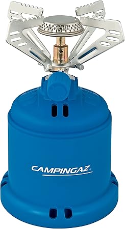 Campingaz 206 S Estufa (hornillo de Gas Ligero de 1 Quemador para Camping o Festival), Azul