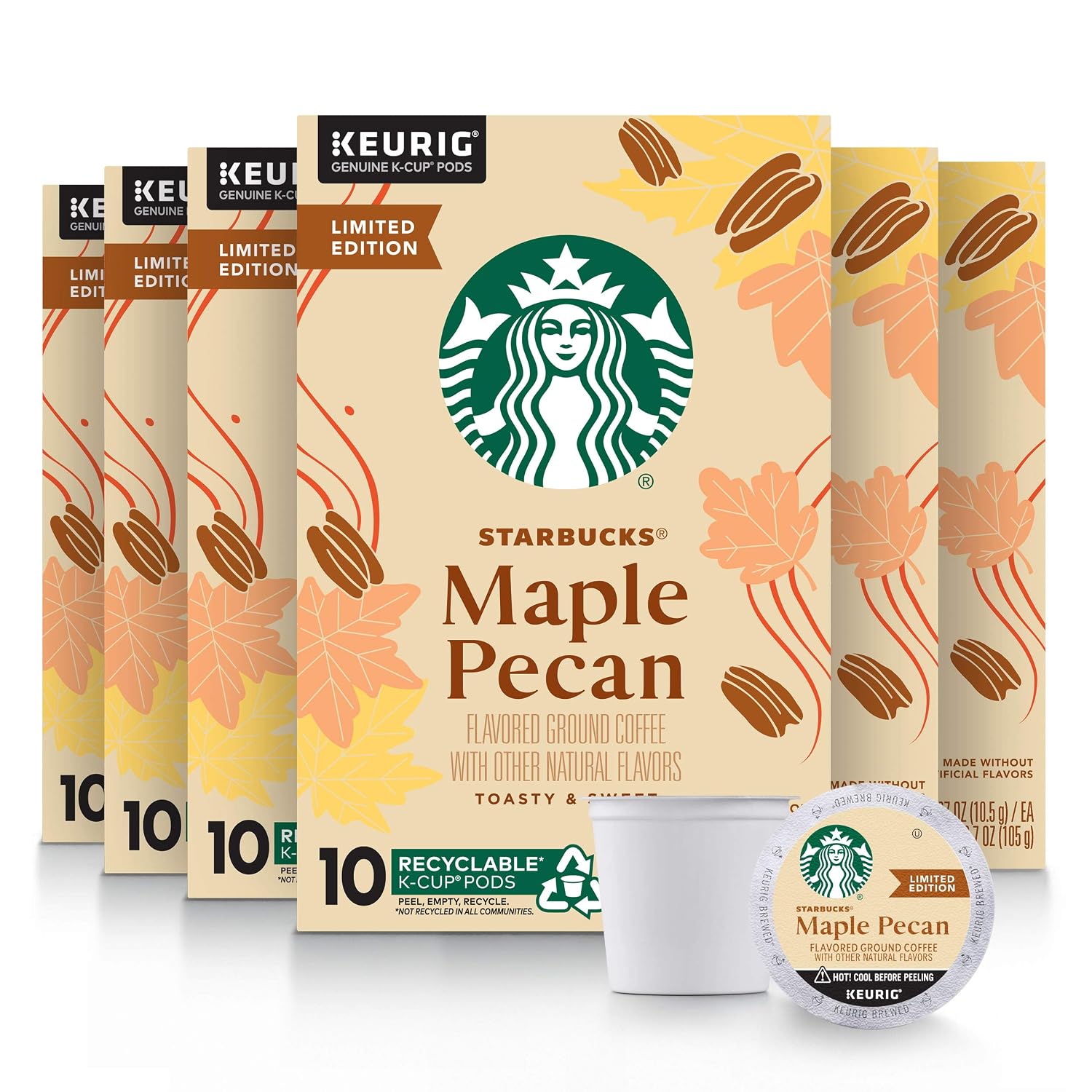 Starbucks Flavored KCup Coffee Pods — Maple Pecan for