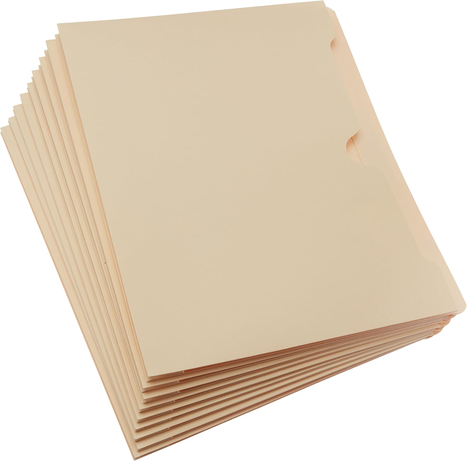 Basics File Folders Jacket, Reinforced Straight-Cut Tab, 2 Inch Expansion, Letter Size, Manila, 50-Pack - AMZ601 : Office Products