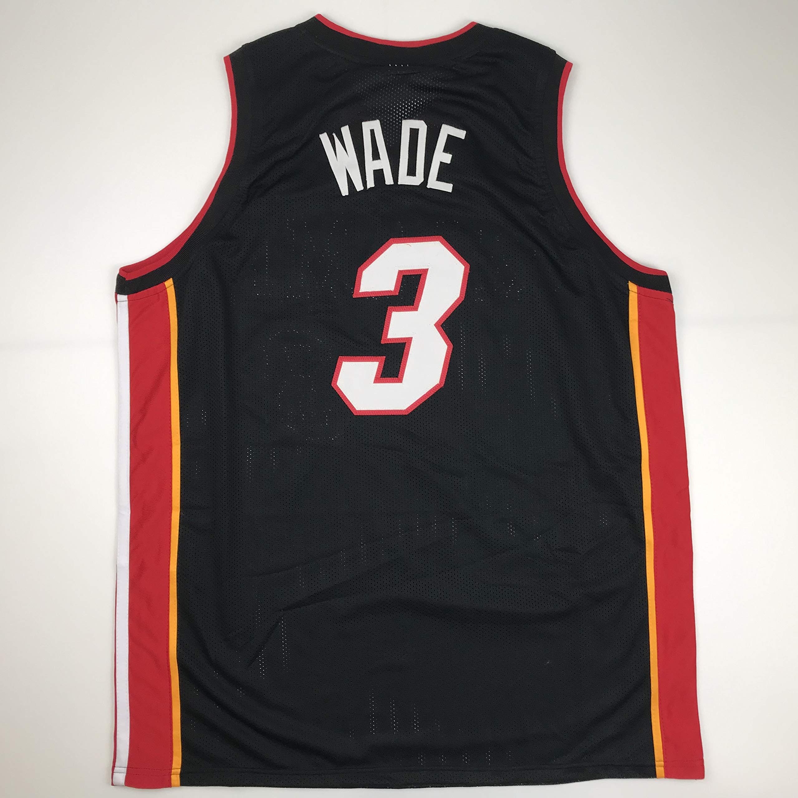 Unsigned Dwyane Wade Miami Black Custom Stitched Basketball Jersey Size Men's XL New No Brands/Logos
