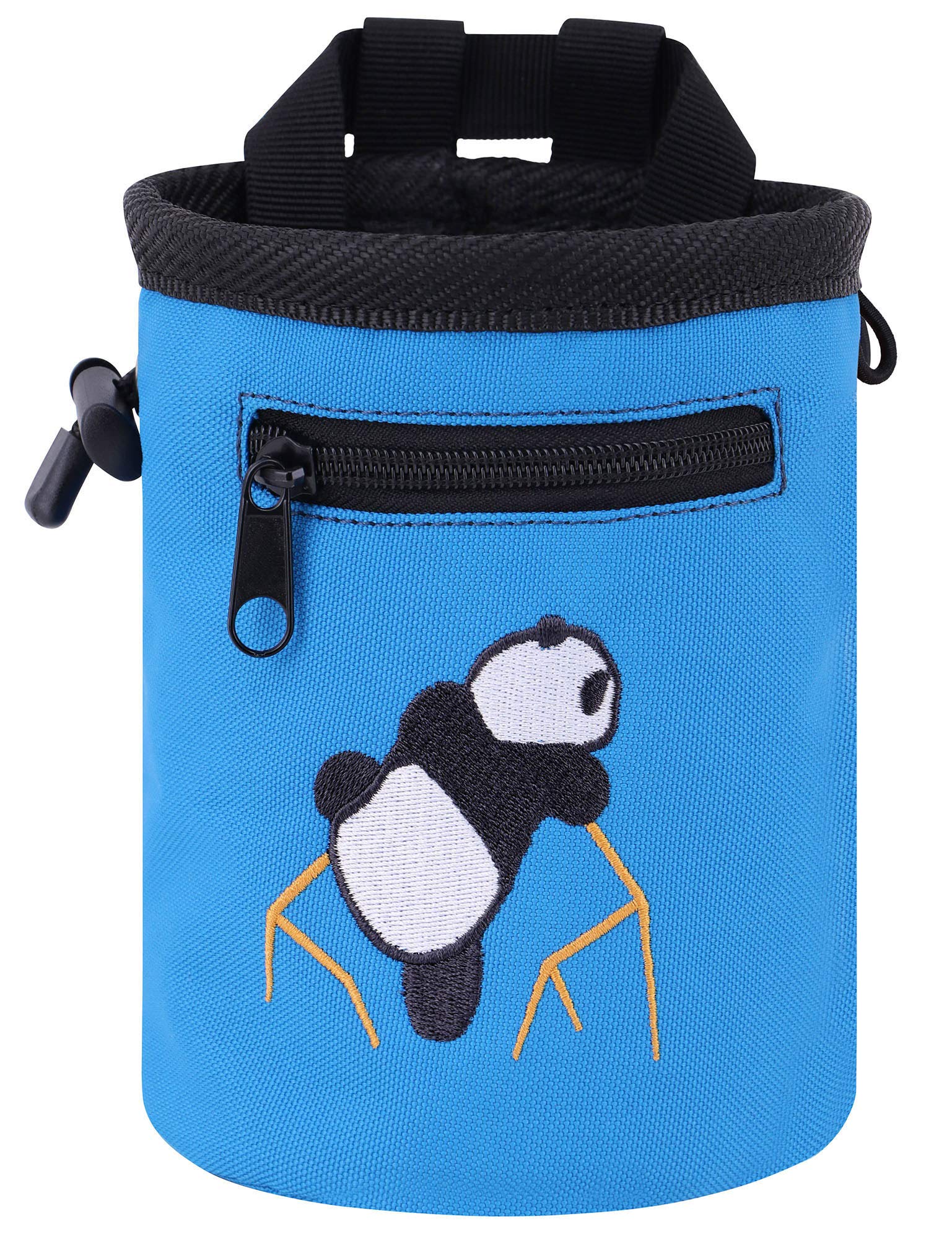 AMC Rock Climbing Panda Design Chalk Bag with Adjustable Belt Buy