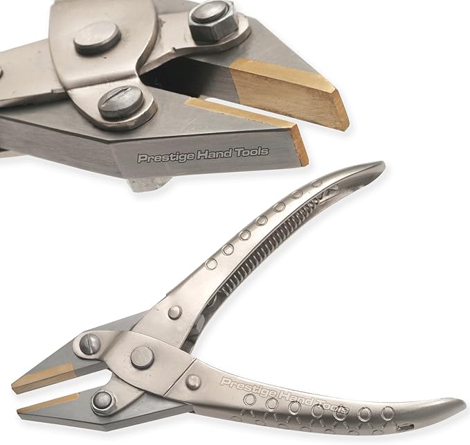 5-1/2" Parallel Action Pliers With Removable Nylon Jaws - Non-Marring Jewelry Making Tool