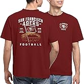 Junk Food NFL - Field Flag - Unisex Adult Short Sleeve Fan Tee