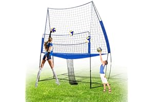 BOOTUU Volleyball Training Net,Volleyball Practice Net,Volleyball Training Net System,Volleyball Training Equipment Net,Volleyball Training Equipment Practice Net Station,Volleyball Practice Net Station