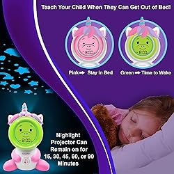 SHARP Ready to Wake Unicorn Sleep Trainer, Kid’s