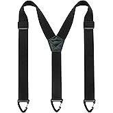 JEMYGINS Hidden Suspenders for Men Under Clothes with 3 Snap Loop (1.48" Wide)