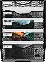 EasyPAG 5 Tier A4 Mesh In Tray Wall Pocket File Holder Black view 3