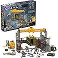 MEGA Halo Infinite Building Toys Set, Floodgate Firefight with 634 Pieces, 4 Micro Action Figures, Poseable Articulation, Accessories, Kids or Adult