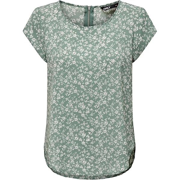 Onlvic S/S Aop Top Noos Ptm, total eclipse, 42