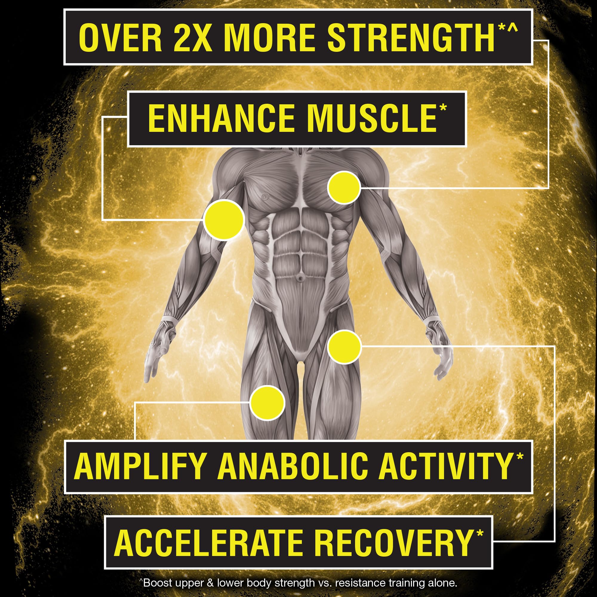 Nugenix Catalyst - Enhanced Muscle Builder and Muscle Recovery, Train Harder, Increase Performance - 90 Capsules