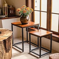 Vipush Nesting Tables Coffee Table Set of 2 - End