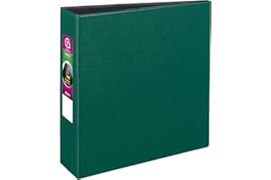 Durable Binders with Slant Ring=600 Sheet Capacity Green