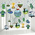 30 Pieces Golf Party Decorations Swirls, Birthday Retirement Sports Golf Theme Party Supplies Golf Cutouts Foil Hanging Swirls Ceiling Decor for Kids Boys Men Baby Shower Par-Tee Time Birthday