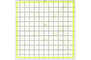 UOOU Quilting Ruler(12.5"X12.5"), Square Quilting Rulers Fabric Cutting Ruler Acrylic Quilters Rulers Clear Mark for Easy Precision Cutting and Crafts Quilting and Sewing