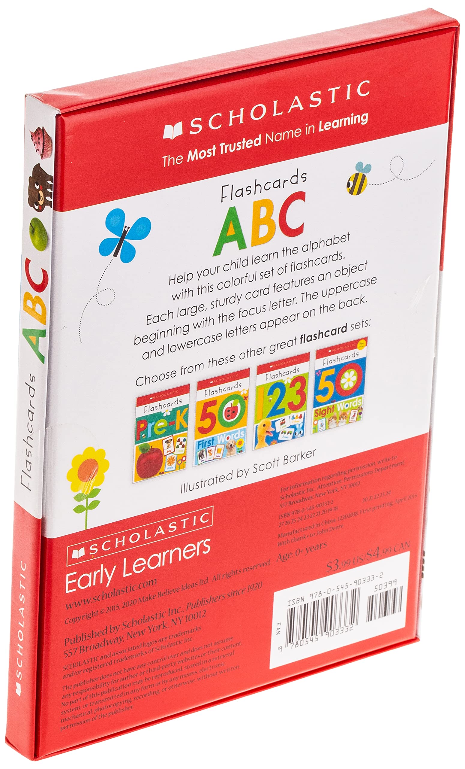 ABC Flashcards: Scholastic Early Learners (Flashcards)