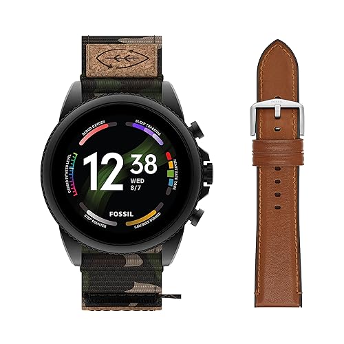 Fossil Gen Smartwatch (Model: FTW4063V) Unisex 22mm Leather