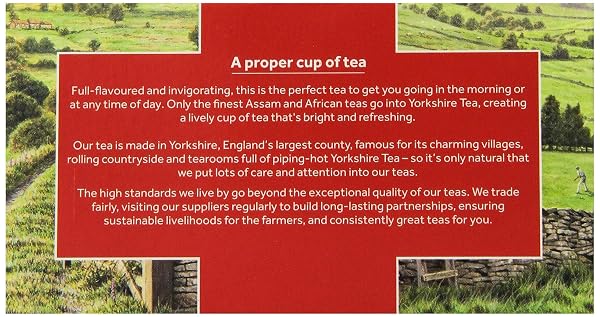 TAYLORS OF HARROGATE, TEA YORKSHIRE, 40 COUNT