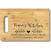FONDCANYON Nana's Bamboo Cutting Board - Grandma Gift, Kitchen Decor, Mothers Day, Birthday, Christmas
