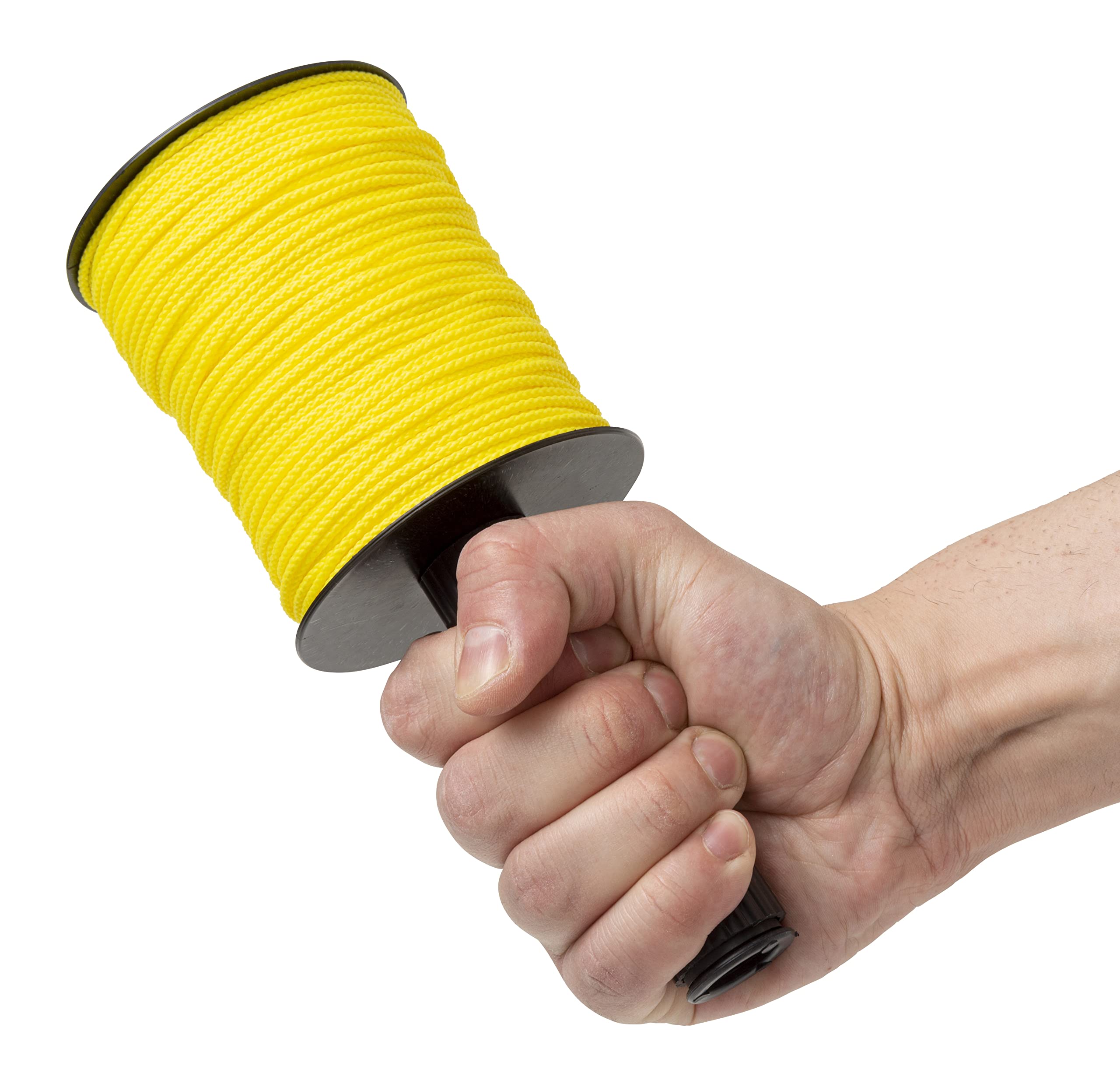 IPEA Professional Construction Wire - 100 Meters Coil, Polypropylene, 2 mm, Yellow
