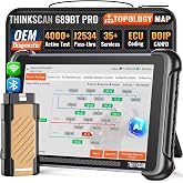 THINKCAR THINKSCAN 689BT PRO Bidirectional Scan Tool with Topology Map | Upgrade of 689BT, AI-Assisted Diagnostic Tool, J2534 Pass-Thru, 4000+ Active Test, Full System, 35+ Services, Lifetime Update
