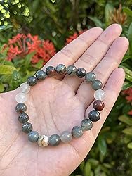 Bloodstone Crystal Bead Bracelet 8mm, Wholesale