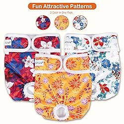 Pantula Washable Female Diapers (3 Pack) - Female