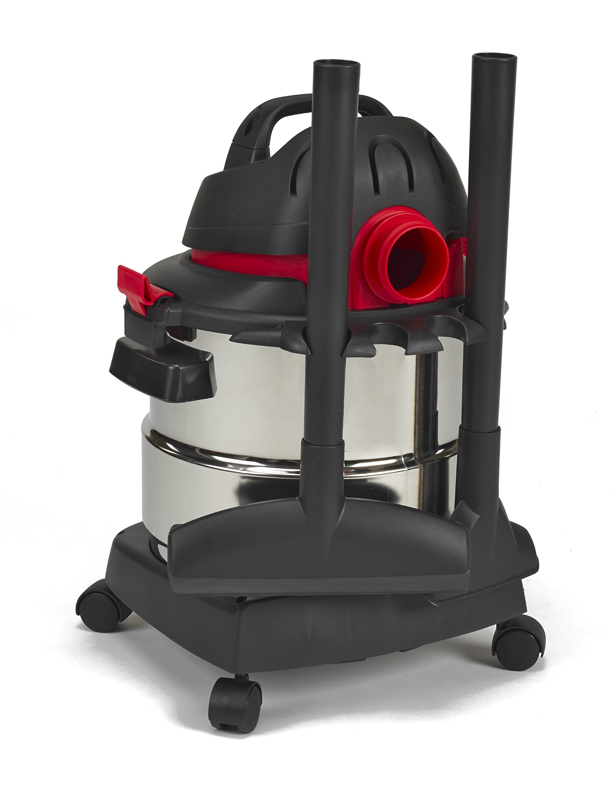 Shop-Vac 5989305 Wet/Dry Vacuum, 5 Gallon, 4.5 Peak HP Stainless Steel Vacuum, 1.25 Inch Diameter x 7 Foot Hose, 6 Ft Cord Length, Ideal for Jobsite, Garage, Car & Workshop