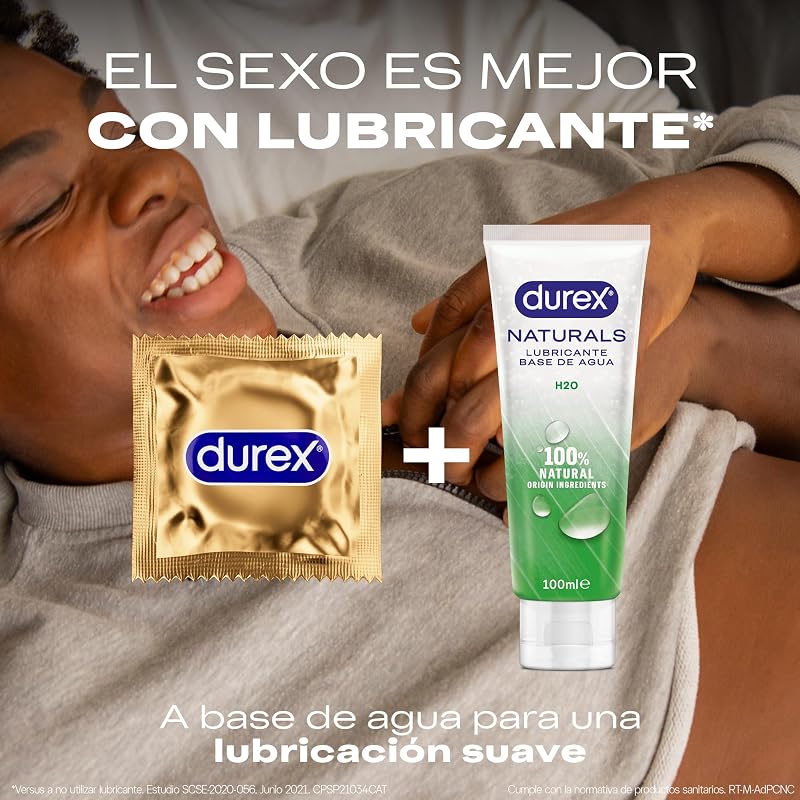 Preservativos Durex Real Feel, Extra Lubrificados, Sem Látex, Forma Fácil, 24 Preservativos