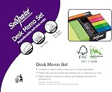 Snopake Desk Memo Set with Neon Sticky Notes and Index Highlighters view 4