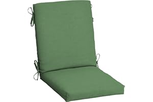 Arden Selections Outdoor Dining Chair Cushion 20 x 20, Water Repellent, Fade Resistant 20 x 20, Moss Green Leala