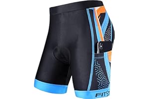 FitsT4 Sports Kids Cycling Bike Shorts Boys Girls Printed Biking Shorts with Pockets