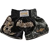 FLUORY Muay Thai Fight Shorts,MMA Shorts Clothing Training Cage Fighting Grappling Martial Arts Kickboxing Shorts Clothing