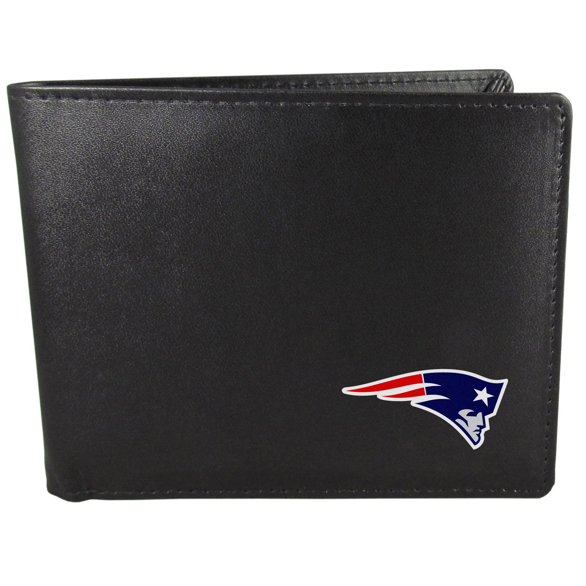 Siskiyou Sports NFL Mens New England Patriots Bi-fold Wallet One Size Black