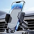 thumbnail image 2 of Vanva [ Military-Grade Protection ] Universal Air Vent Car Mount, [ Big Phones & Thick Case Friendly ] Cell Phone Holder For Car Hands Free Clamp Cradle Vehicle Compatible With All Apple 2 of 9