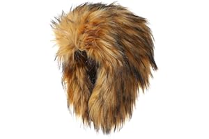 GOKTOW Y2K Faux Fur Trapper Hat for Women, Cozy Winter Fuzzy Hat with Adjustable Buckle Closure