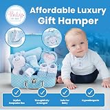Baby Box Shop Newborn Baby Boy Gift Set in Keepsake Blue Box with Rattle view 4
