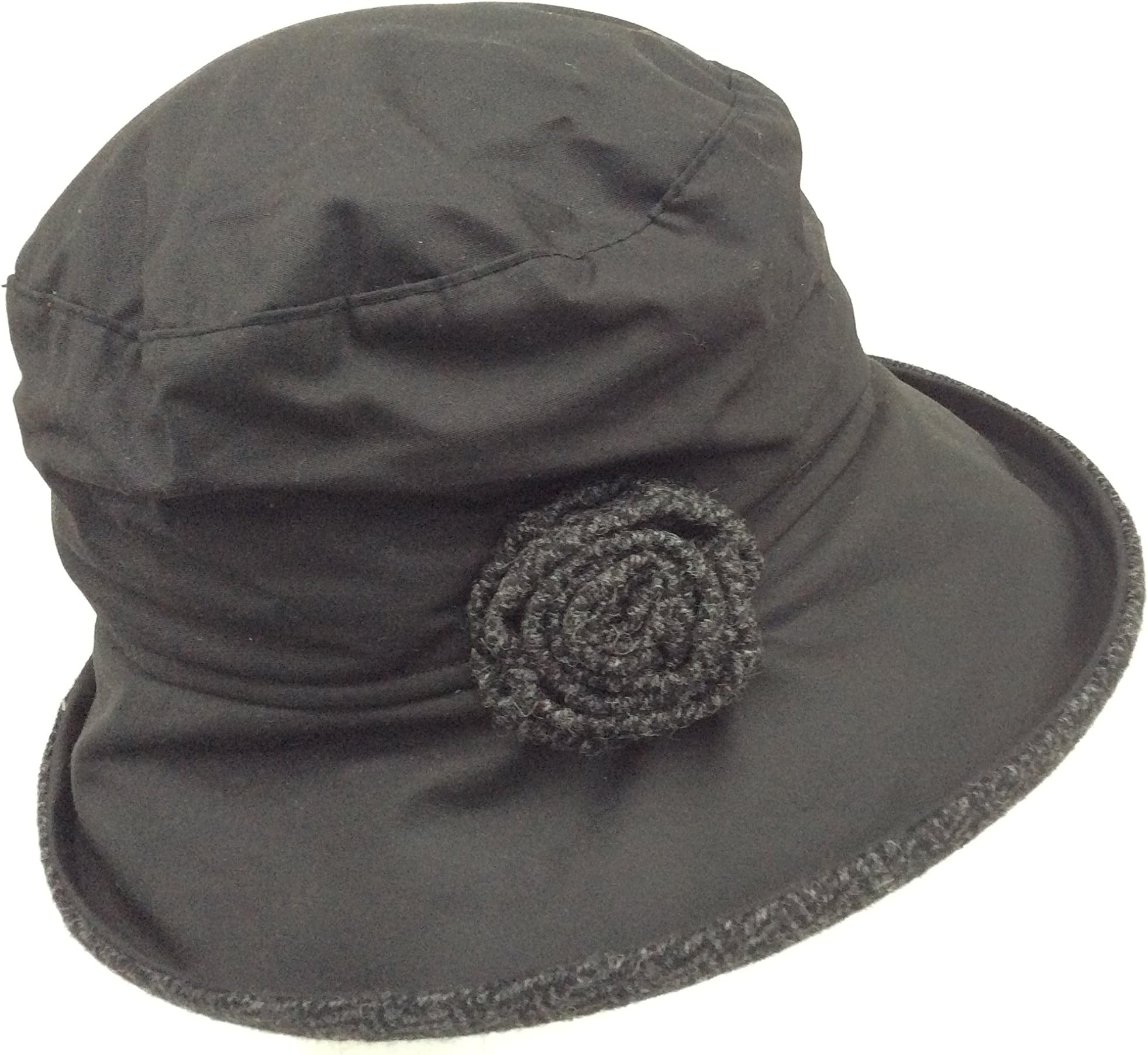 JOJO Waxed Cotton Waterproof Elizebeth Tweed Hat