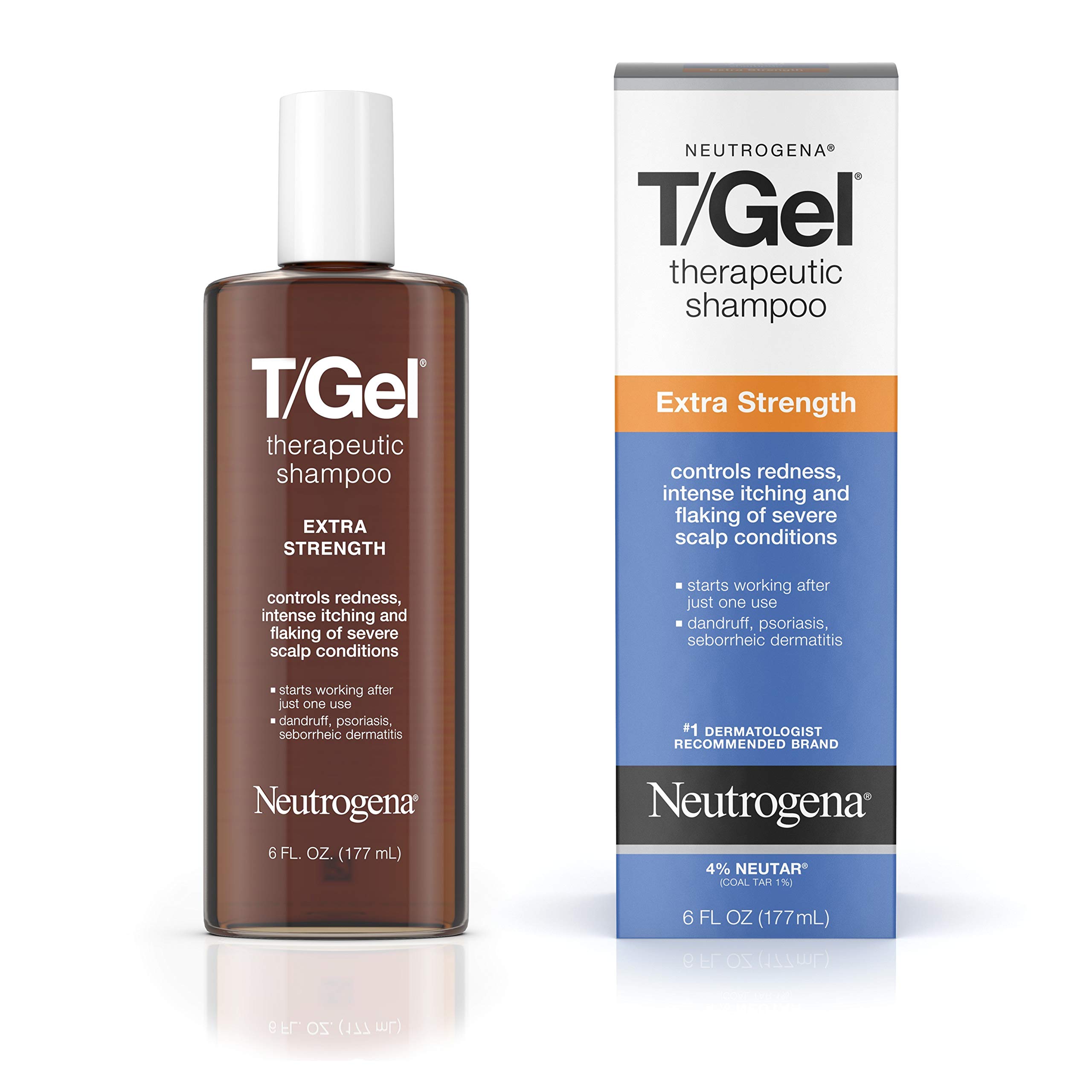 Neutrogena T Gel Extra Strength Therapeutic Shampoo With 1 Coal ...