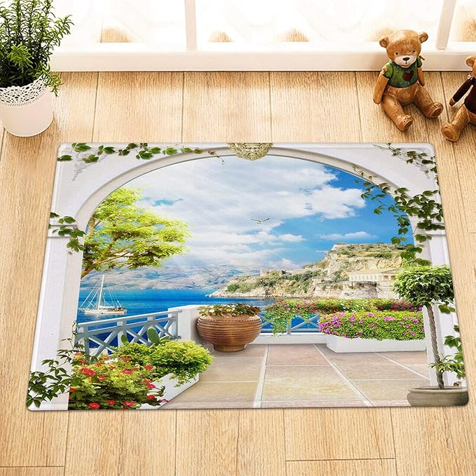 Amazon.de: Bögen Griechischer Balkon Meerblick Home Decoration Tür