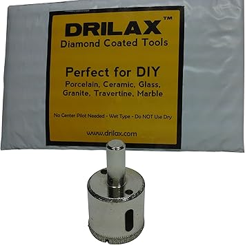 Drilax 1 3 16 Inch Diamond Hole Saw Drill Bit Tiles Glass Fish
