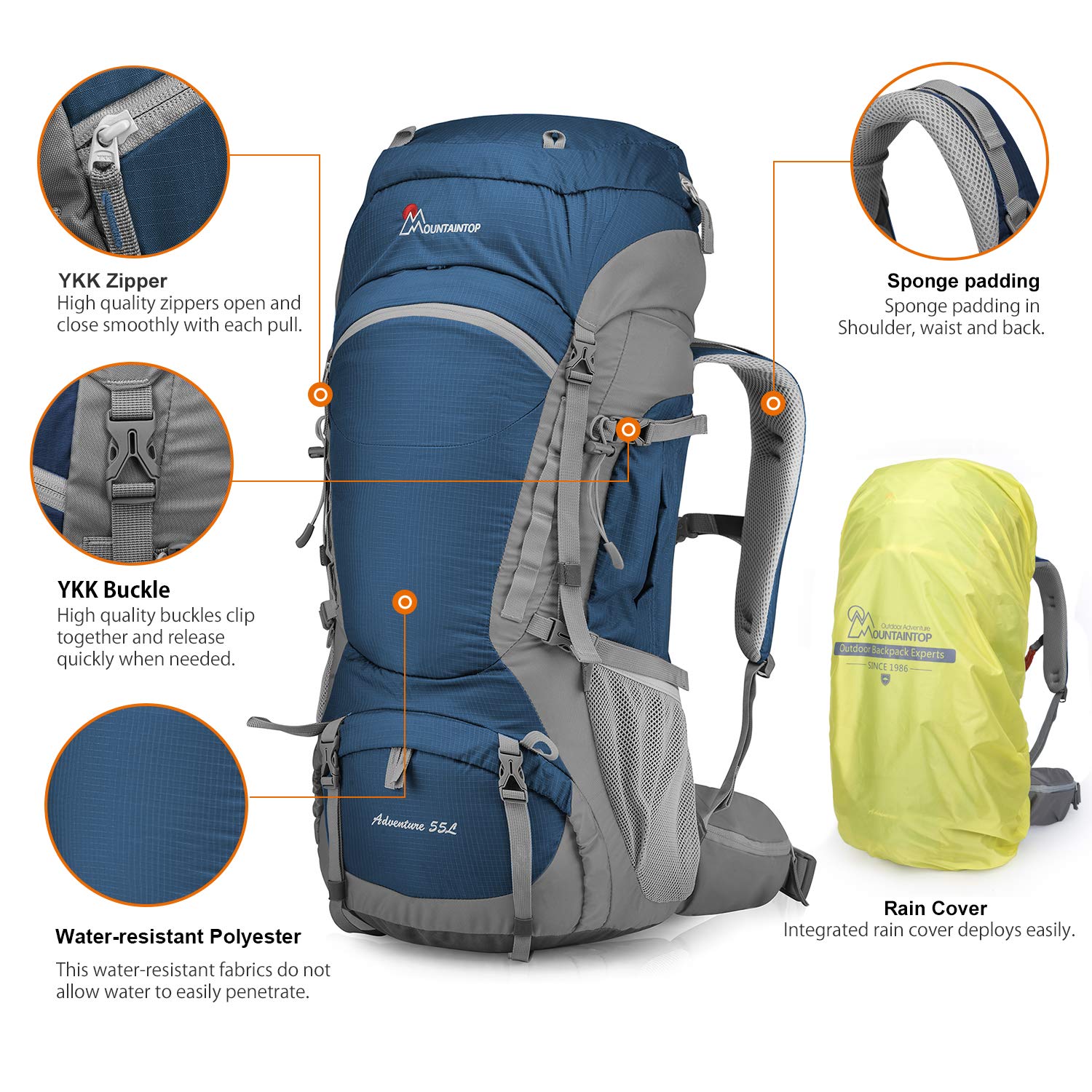 mountaintop 80l backpack
